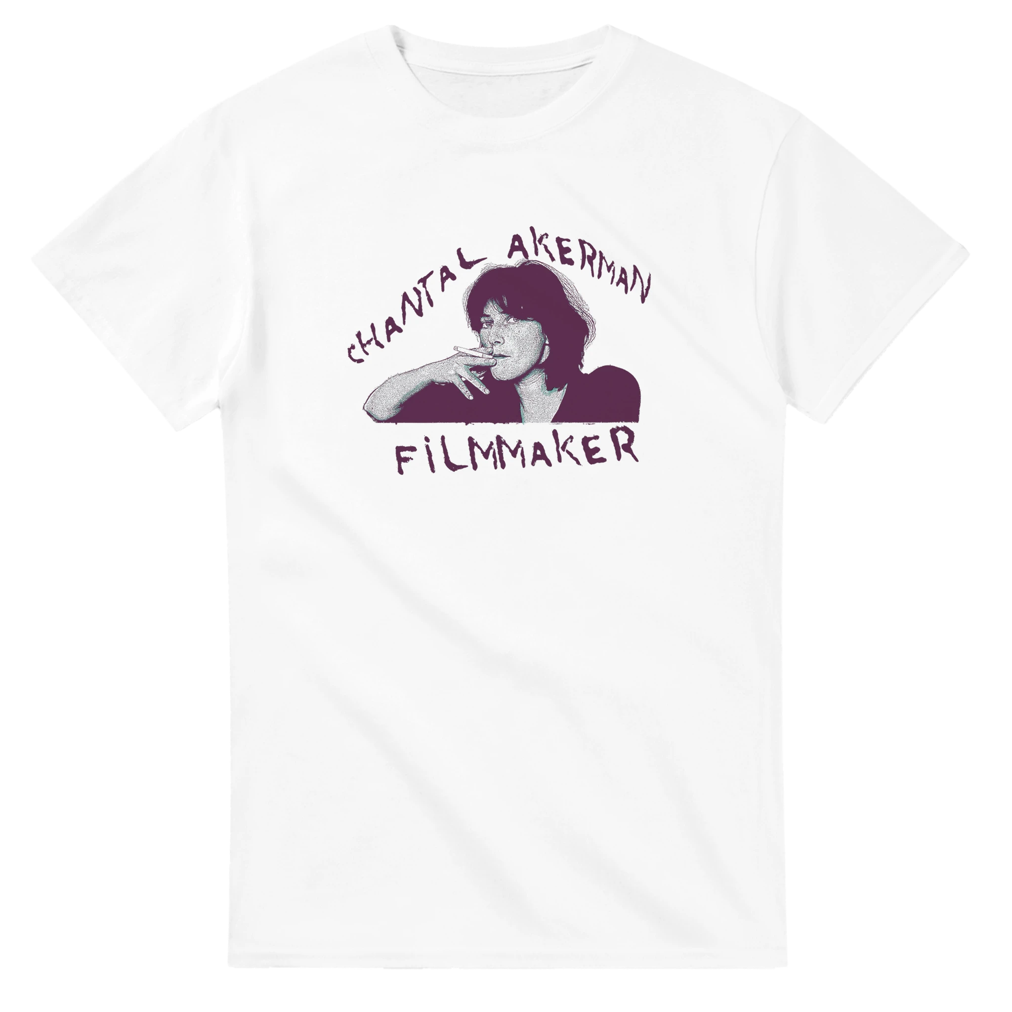 White Chantal Akerman T-Shirt – Feminist & Experimental Cinema Tribute