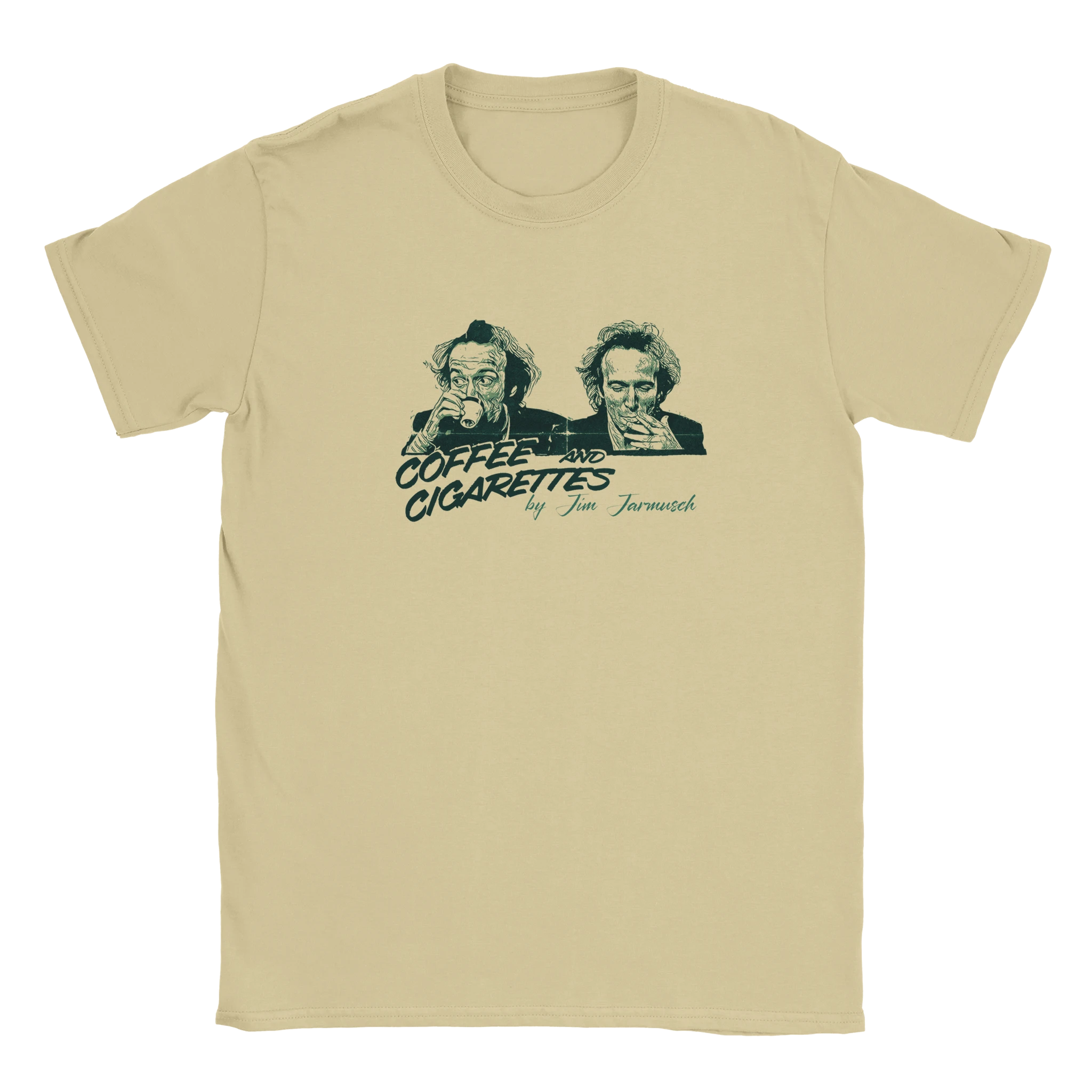 Natural Coffee and Cigarettes T-Shirt – 2000s Indie Film Classic