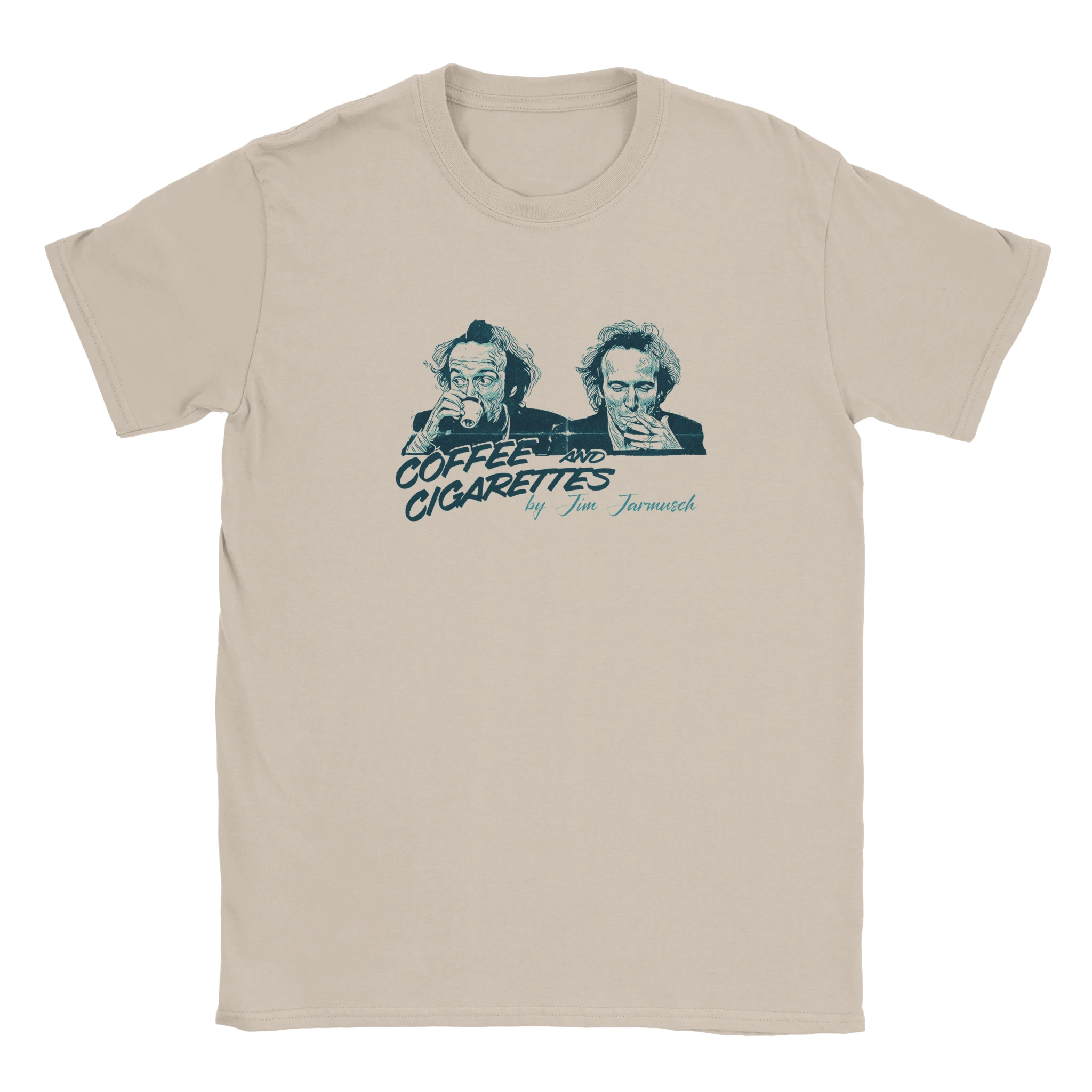 Sand Coffee and Cigarettes T-Shirt – Cult Cinema & Coffee Culture Tee