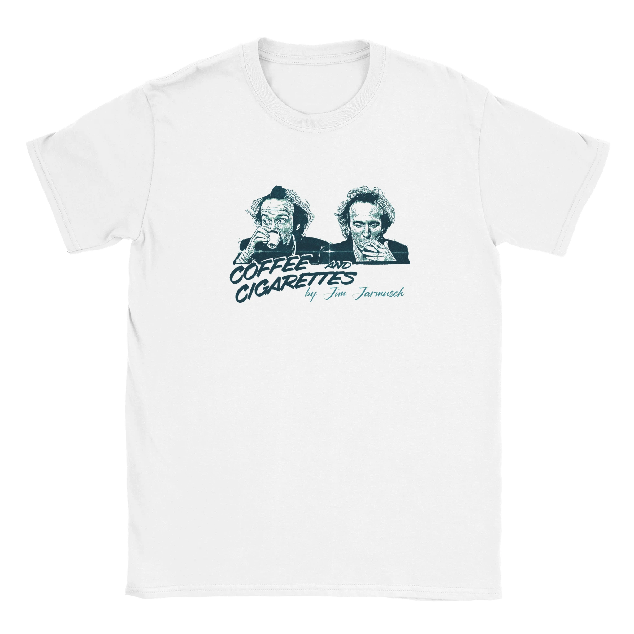 White Coffee and Cigarettes T-Shirt – Jim Jarmusch Indie Cult Film Tee