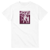 White Marianne Faithfull, Alain Delon & Mick Jagger T-Shirt – Cult Film & Rock Icons