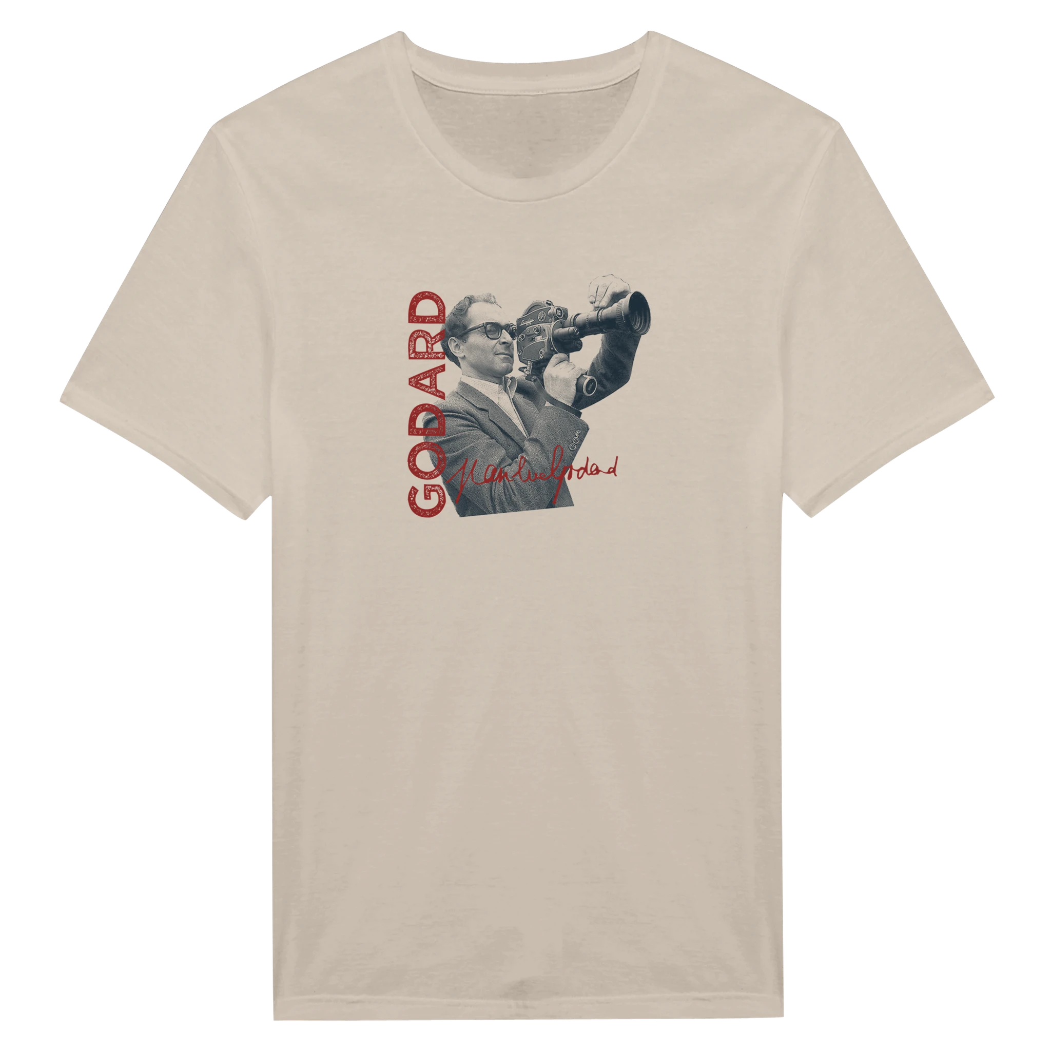 Sand Jean-Luc Godard T-Shirt – French New Wave Auteur Tribute