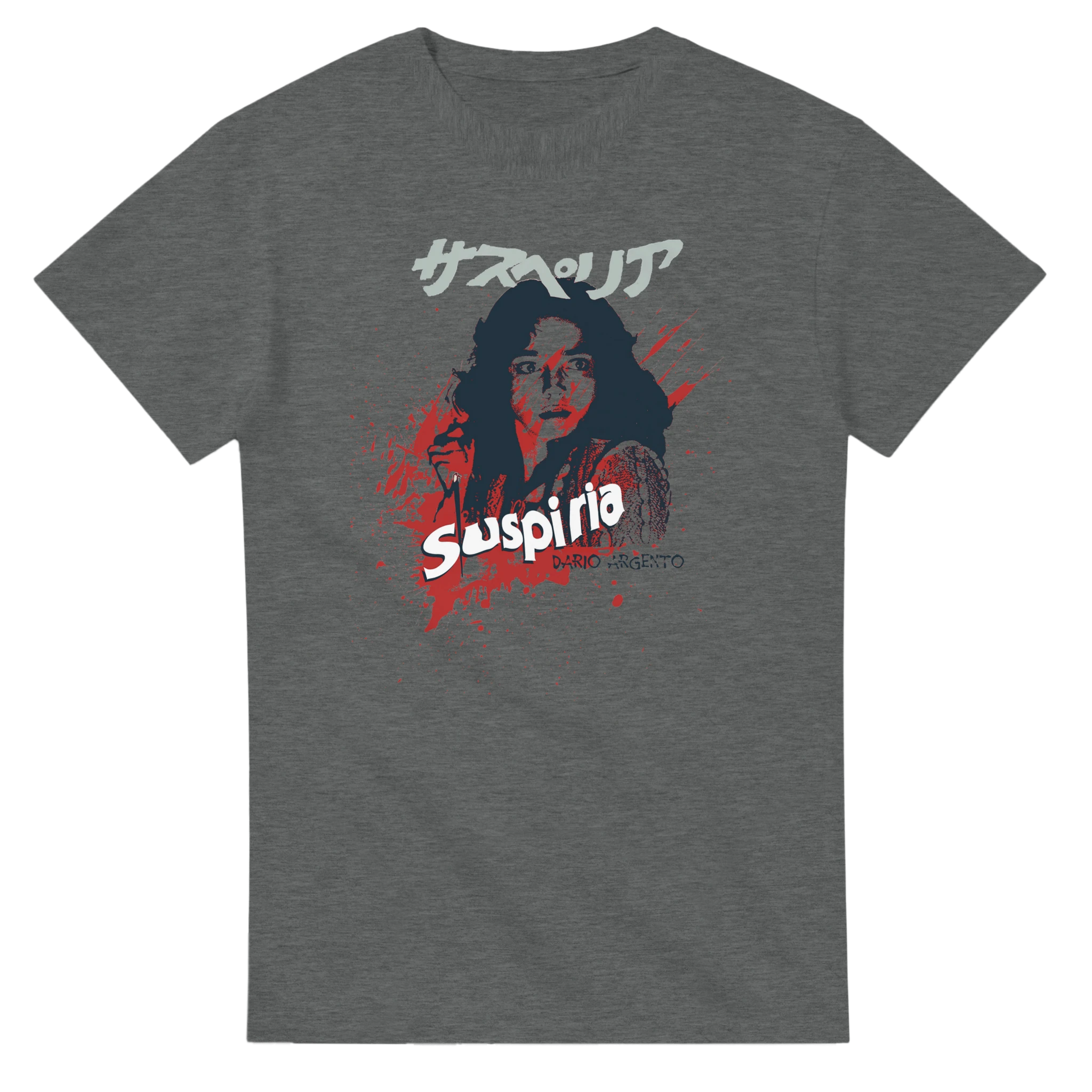 Graphite heather Suspiria T-Shirt – Dario Argento Italian Horror Cult Tribute