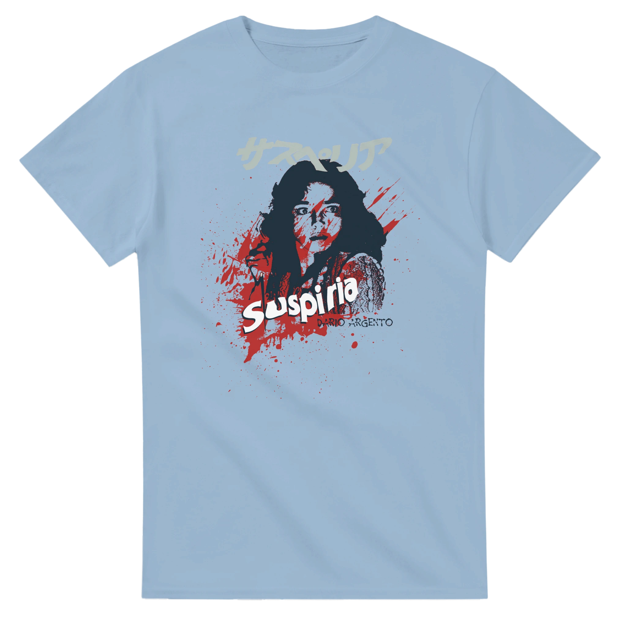 Light blue Suspiria T-Shirt – Dario Argento Italian Horror Cult Tribute