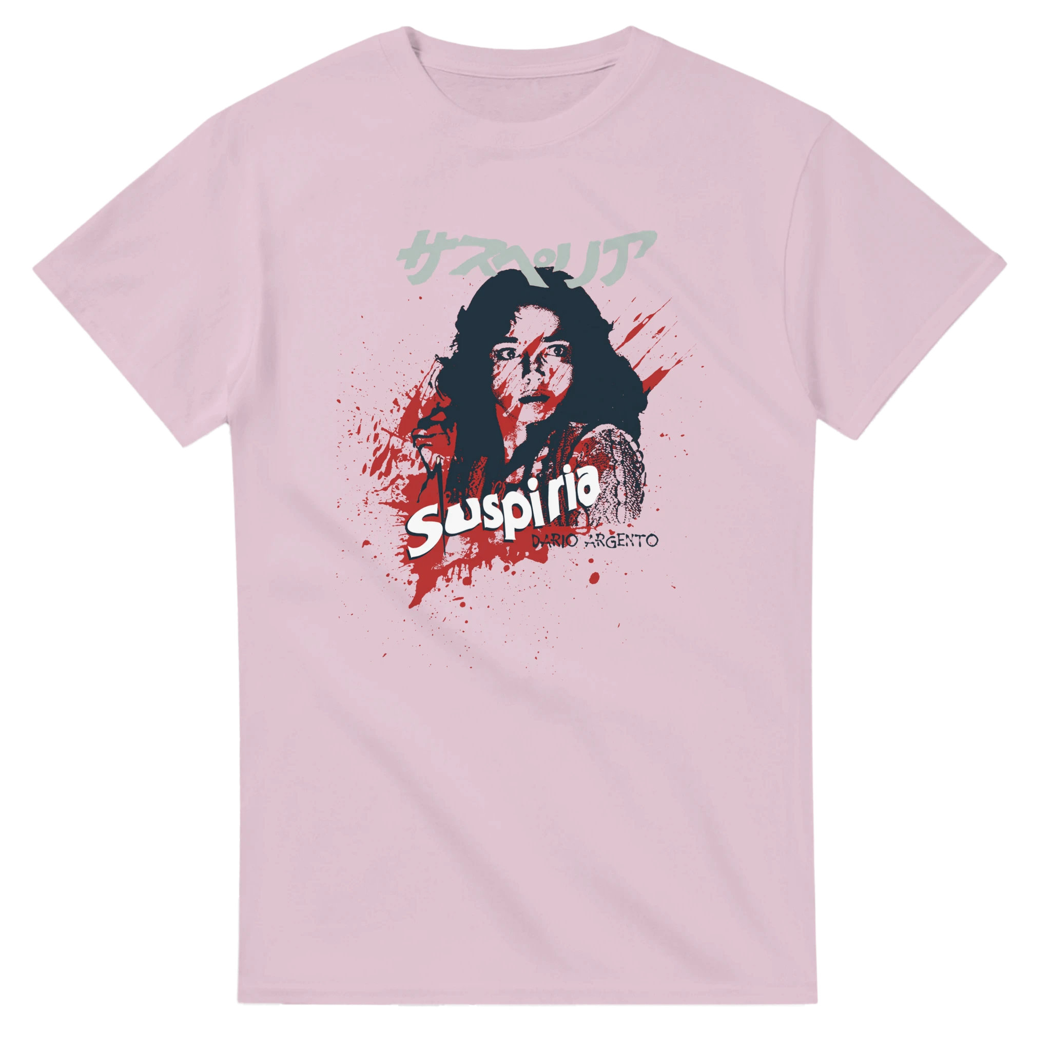 Light pink Suspiria T-Shirt – Dario Argento Italian Horror Cult Tribute