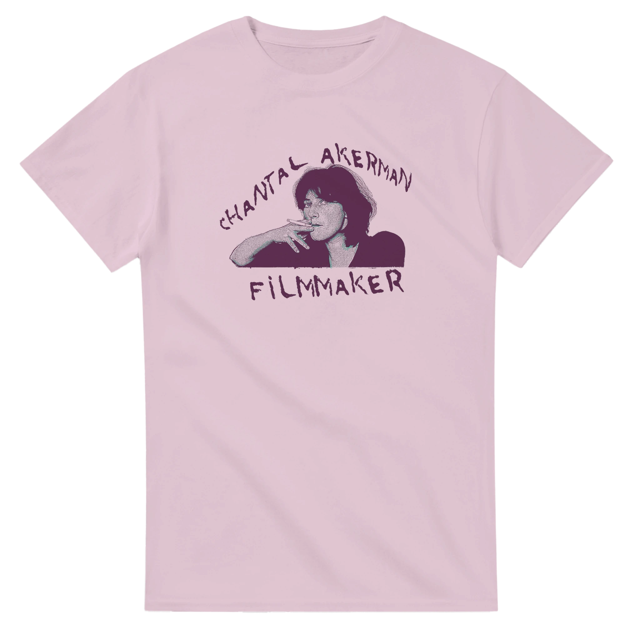 Light Pink Chantal Akerman T-Shirt – Avant-Garde Film & Feminist Icon Tee