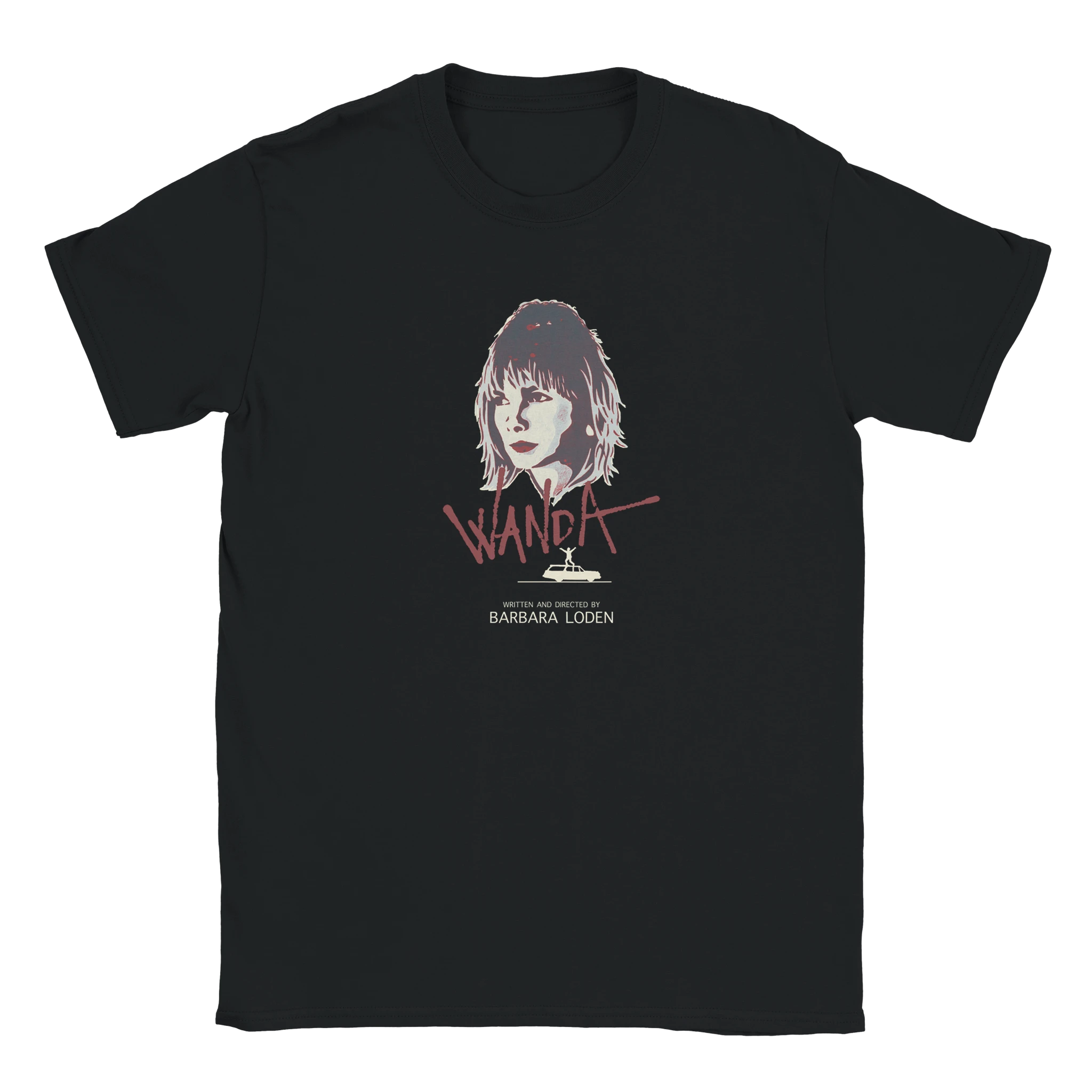 Black Wanda T-Shirt – Barbara Loden Feminist Indie Cinema Tribute