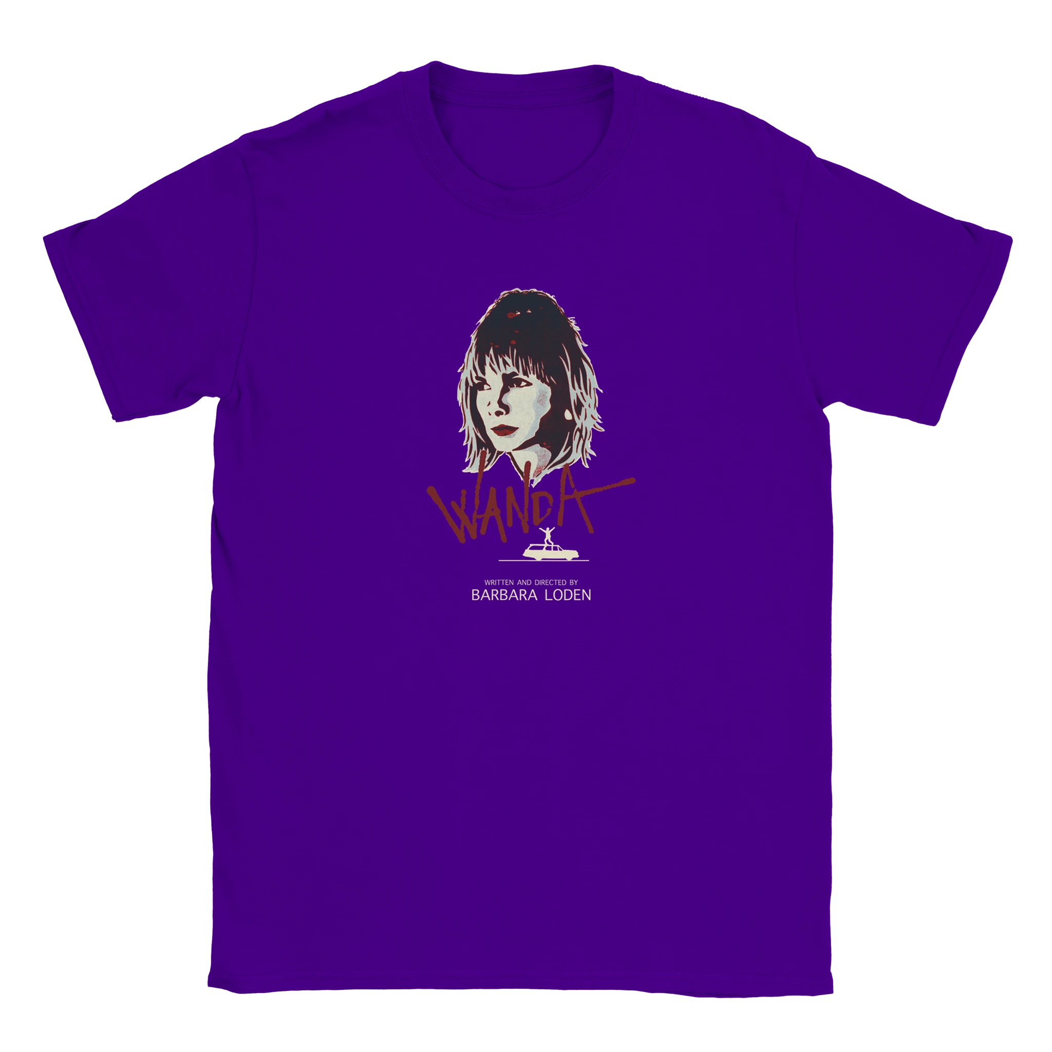 Purple Wanda T-Shirt – Barbara Loden Feminist Indie Cinema Tribute